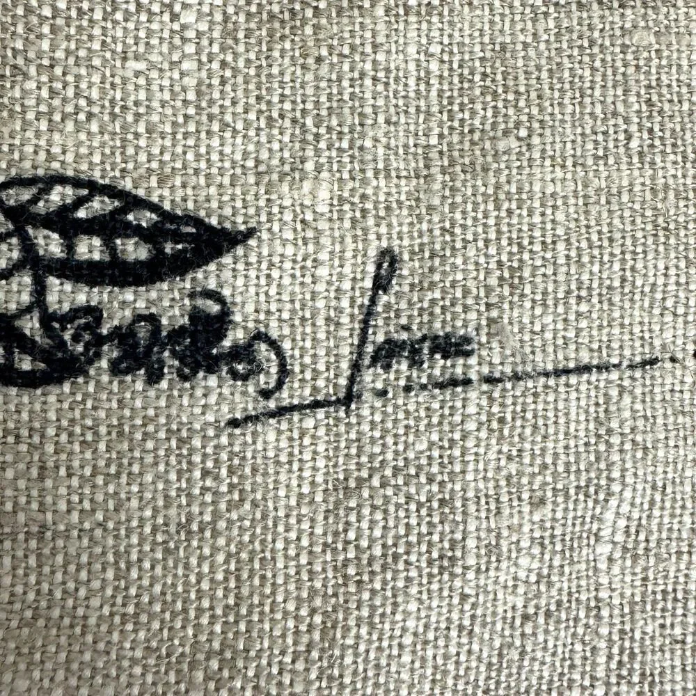Vintage Linen Birds Of Fiji Travel Souvenir Tea Towel